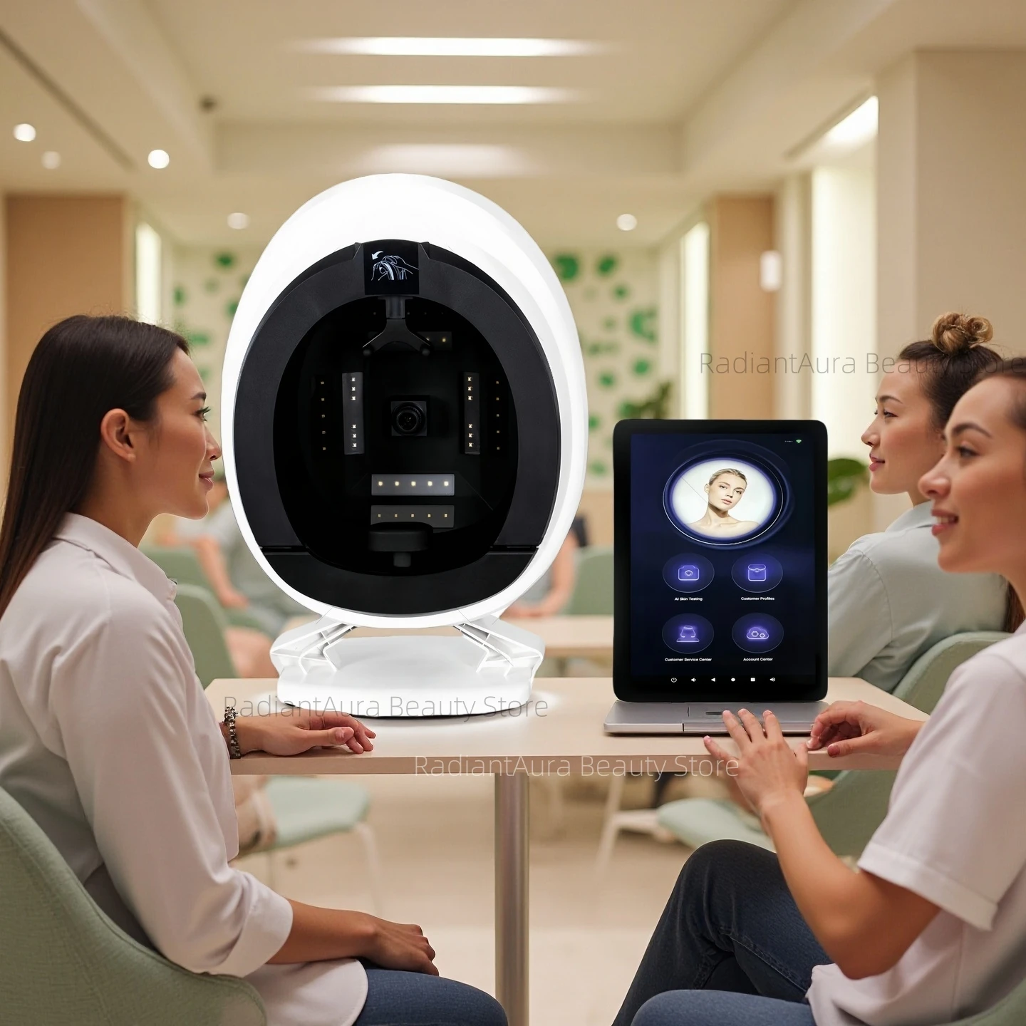 AISIA 3D AI Facial Skin Analyzer Detection Skin Problem Diagnosis 8 Spectrum Professional Analysis Beauty Salon Equipment 
AISIA 3D AI Facial Skin Analyzer Detection Skin Problem Diagnosis 8 Spectrum Professional Analysis Beauty Salon Equipment