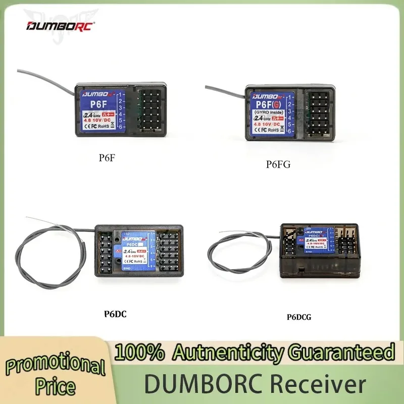 RC Servo DUMBORC P6F/P6FG/P6DC/P6DCG 2.4G 6CH Radio Control System Receiver for X4 X5 X6 X6P Transmitter RC Car Boat
RC Servo DUMBORC P6F/P6FG/P6DC/P6DCG 2.4G 6CH Radio Control System Receiver for X4 X5 X6 X6P Transmitter RC Car Boat