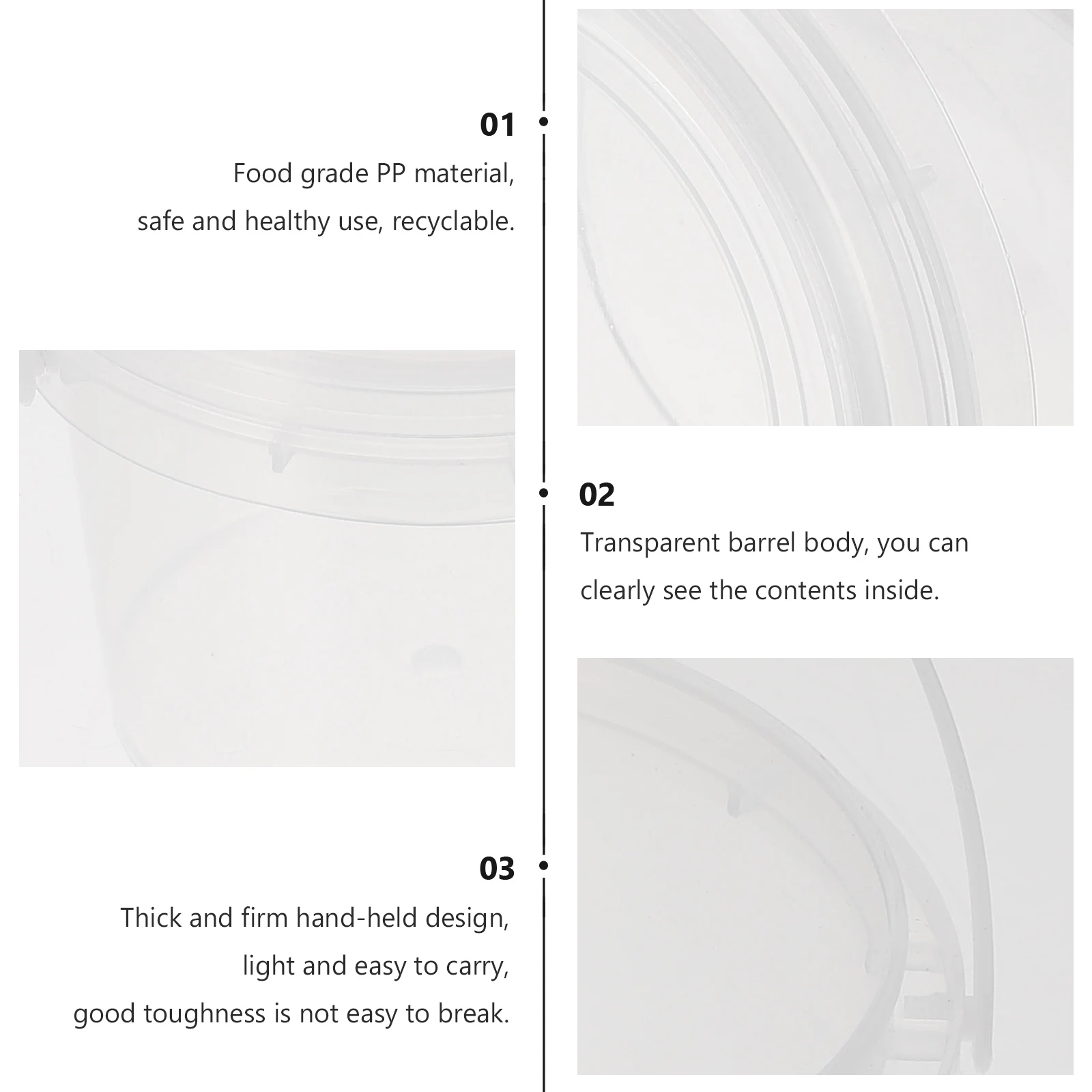 10pcs Mini Storage Buckets Thickened Transparent PP Food Grade Safe Healthy Multipurpose Drink Gift Boxes Plastic Holders
10pcs Mini Storage Buckets Thickened Transparent PP Food Grade Safe Healthy Multipurpose Drink Gift Boxes Plastic Holders