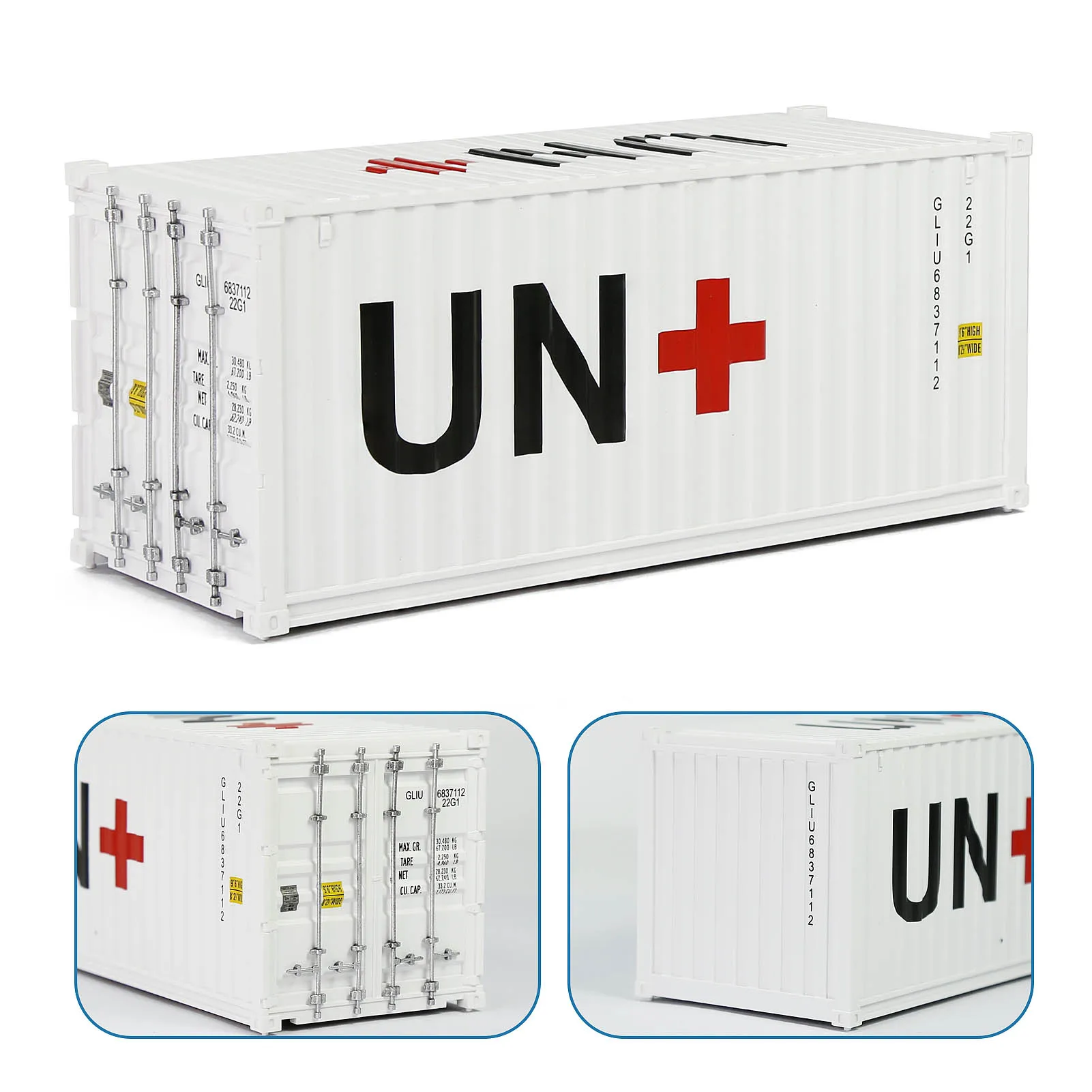 Evemodel O Scale 20ft Shipping Container 20' Cargo Box C4320 (FOR 3)
Evemodel O Scale 20ft Shipping Container 20' Cargo Box C4320 (FOR 3)