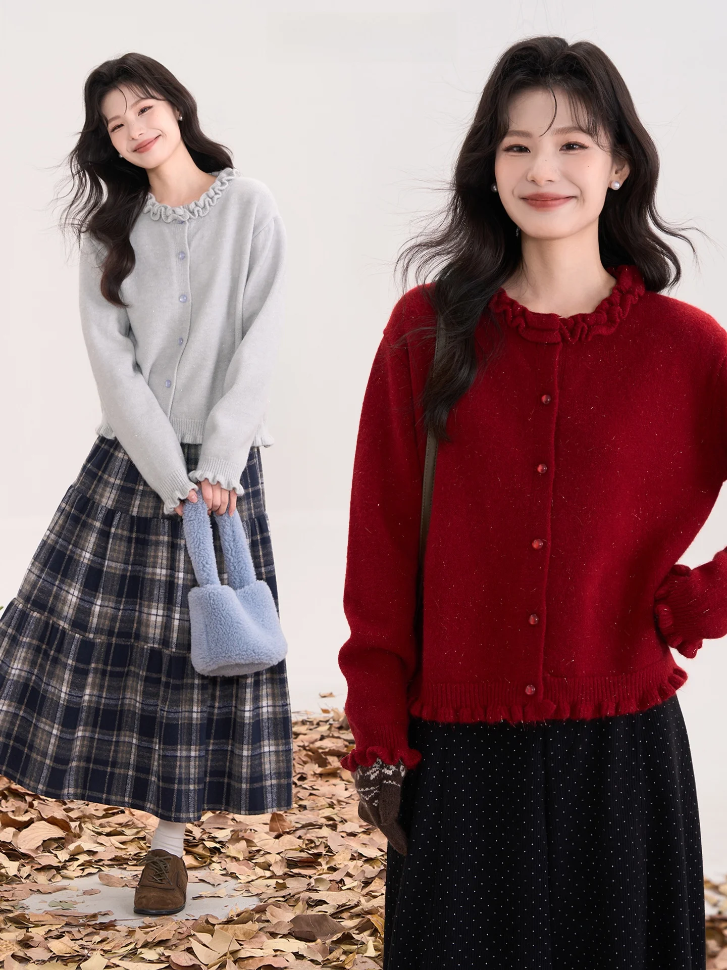 Winter Knitwear Women's Atmosphere Sensation Fuzzy Long Sleeve Knitted Sweater with Wood Grain by Heme Soft ...
Winter Knitwear Women's Atmosphere Sensation Fuzzy Long Sleeve Knitted Sweater with Wood Grain by Heme Soft ...