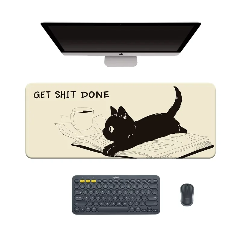 Office Mouse Pad with Black Cat Pattern, Desk Pad for Girls, Cute Keyboard Pad with Cartoon Pattern
Office Mouse Pad with Black Cat Pattern, Desk Pad for Girls, Cute Keyboard Pad with Cartoon Pattern