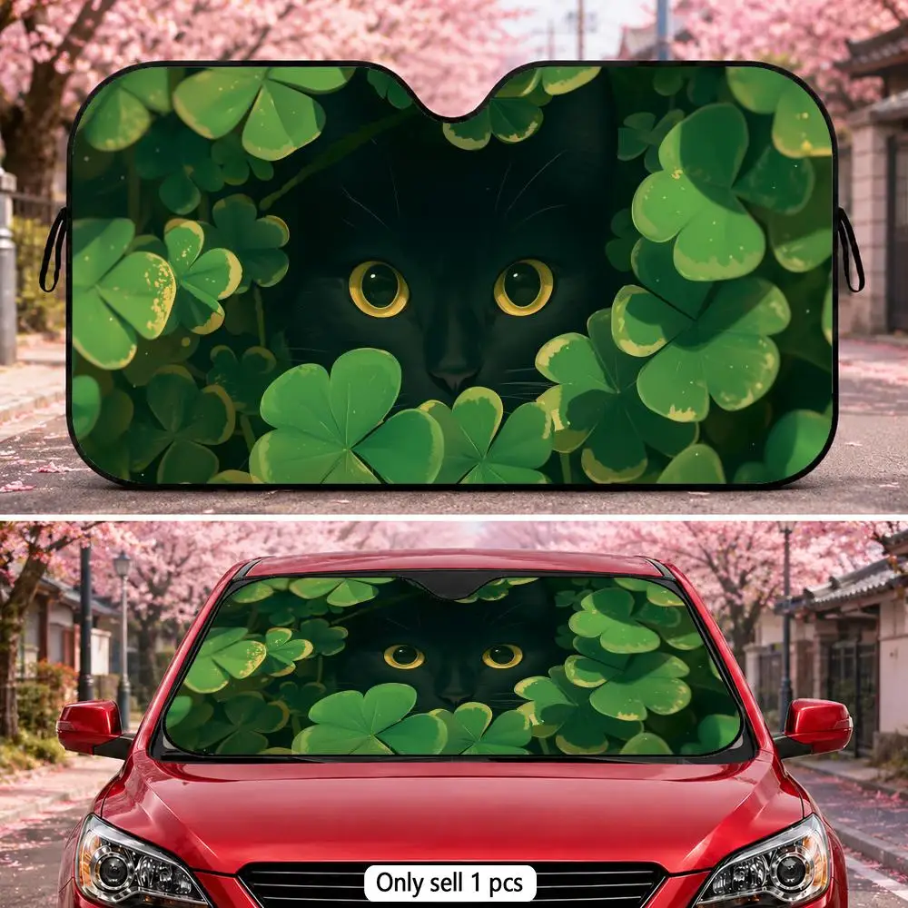Cartoon cat in lotus leaf Sun Visor Car Front Window Windshield Sunshade Five-Layer Aluminum Foil UV Protector Heat Shield
Cartoon cat in lotus leaf Sun Visor Car Front Window Windshield Sunshade Five-Layer Aluminum Foil UV Protector Heat Shield