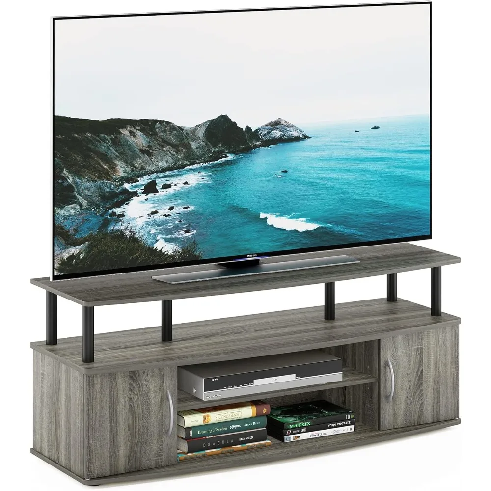 JAYA Large Entertainment Stand for TV Up to 55 Inch, French Oak Grey/Black
JAYA Large Entertainment Stand for TV Up to 55 Inch, French Oak Grey/Black