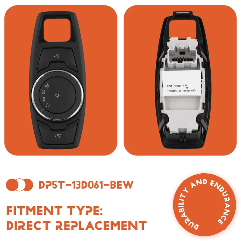 For Lincoln MKZD Compatible Headlight& Fog Light Lamp Control Switch DP5T-13D061-BEW DP5T13D061BEW Car Trunk Installation
For Lincoln MKZD Compatible Headlight& Fog Light Lamp Control Switch DP5T-13D061-BEW DP5T13D061BEW Car Trunk Installation