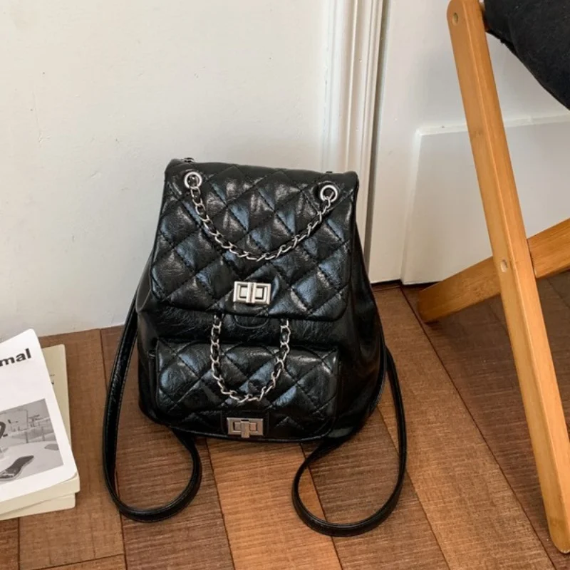 Simple Retro High Quality Embroidered Thread Diamond Grid Handhold Shoulder Backpack Chain Bag fashionable crossbody bag
Simple Retro High Quality Embroidered Thread Diamond Grid Handhold Shoulder Backpack Chain Bag fashionable crossbody bag