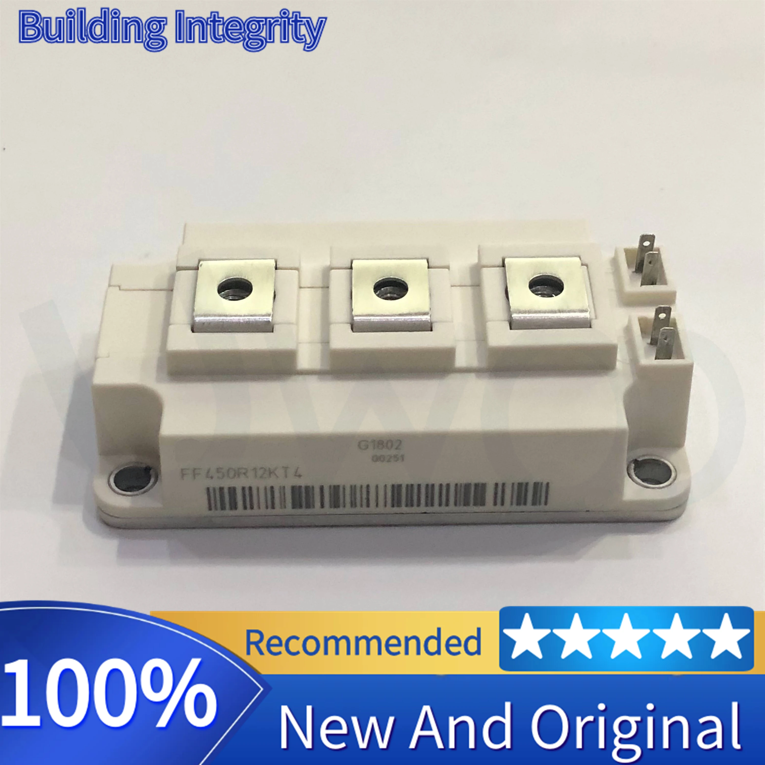 Модуль IGBT FF450R12KT4, новый, оригинальный
Модуль IGBT FF450R12KT4, новый, оригинальный