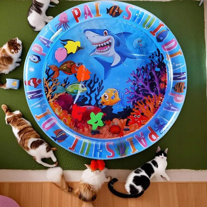 Cat Water Sensory Mat Sensory Bed Thickened Cooling Pad Easy Cleaning Scratch Resistant Non Slip For Playing Car Travel Camping
Cat Water Sensory Mat Sensory Bed Thickened Cooling Pad Easy Cleaning Scratch Resistant Non Slip For Playing Car Travel Camping