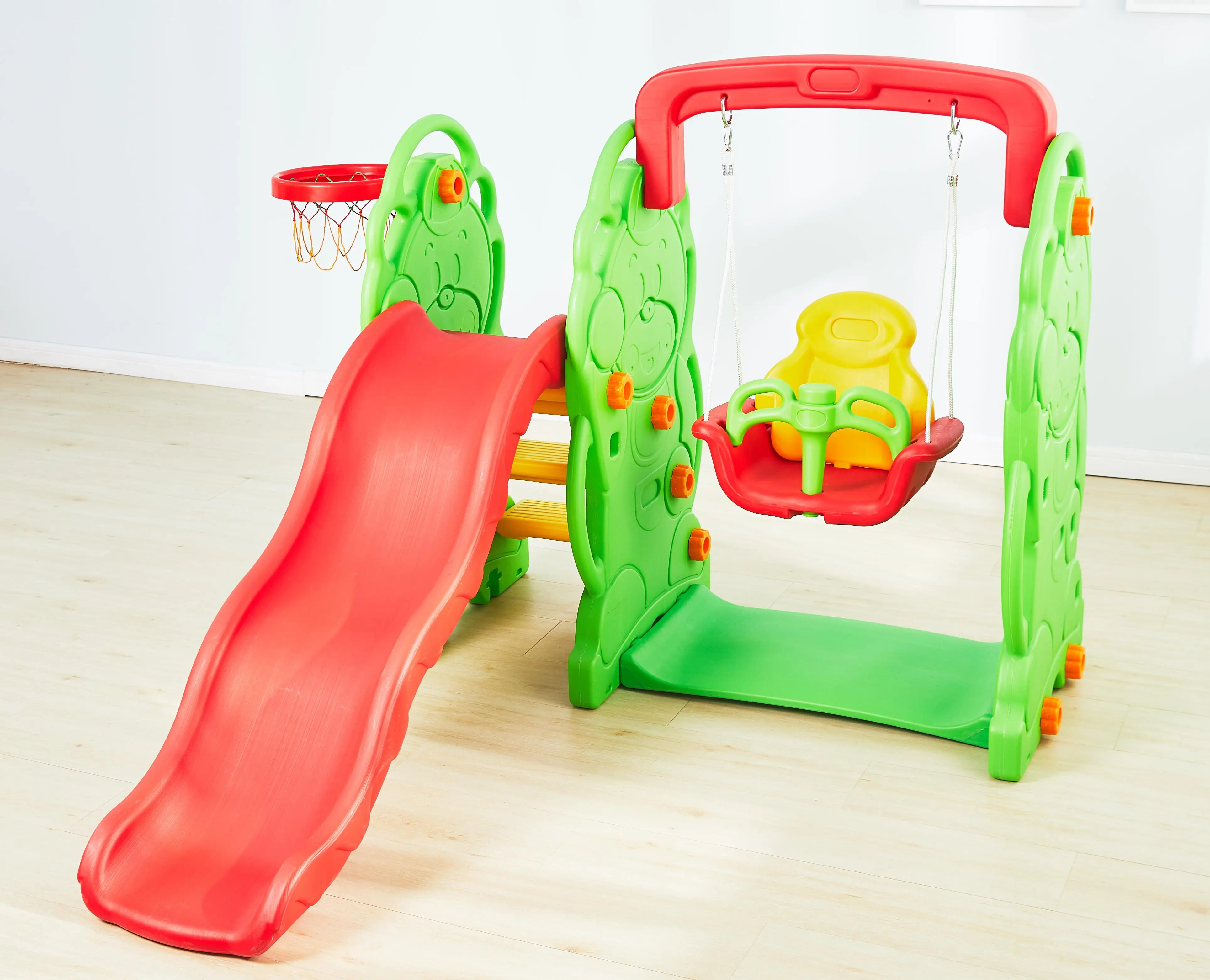 Indoor/Outdoor Plastic Swing Sets for Kids Small Slides and Playhouses for Home Amusement Park Playground
Indoor/Outdoor Plastic Swing Sets for Kids Small Slides and Playhouses for Home Amusement Park Playground