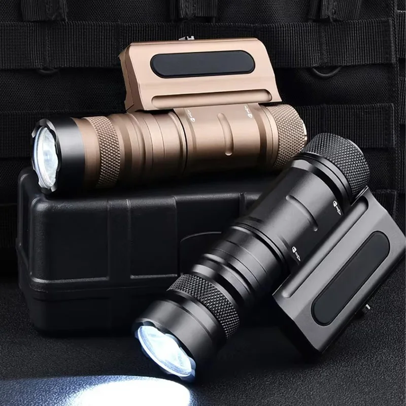 Tactical OWL Flashlight Optimized Weapon Light Metal CNC Flashlight Airsoft 1500 Lumens 20mm Offset Picatinny Rail Hunting Light
Tactical OWL Flashlight Optimized Weapon Light Metal CNC Flashlight Airsoft 1500 Lumens 20mm Offset Picatinny Rail Hunting Light