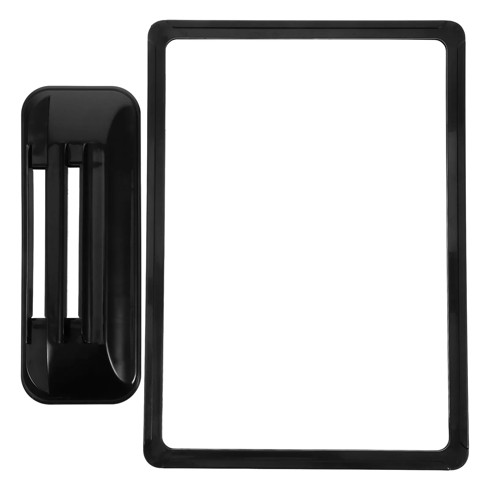 A4 Transparent Double-sided Menu Display Stand Black Plastic Table Card Holder Flip Folder for Business Kitchen
A4 Transparent Double-sided Menu Display Stand Black Plastic Table Card Holder Flip Folder for Business Kitchen