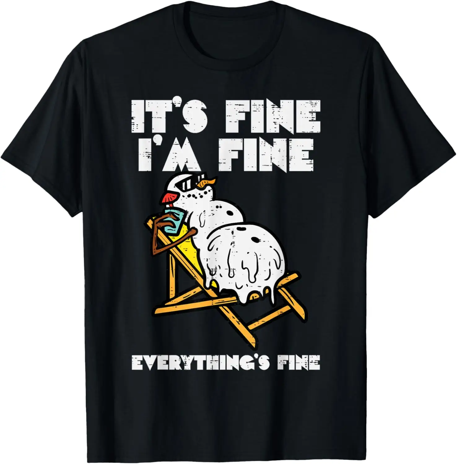 Christmas In July Snowman Melting Fine Funny Men Women Kids T-Shirt
Christmas In July Snowman Melting Fine Funny Men Women Kids T-Shirt