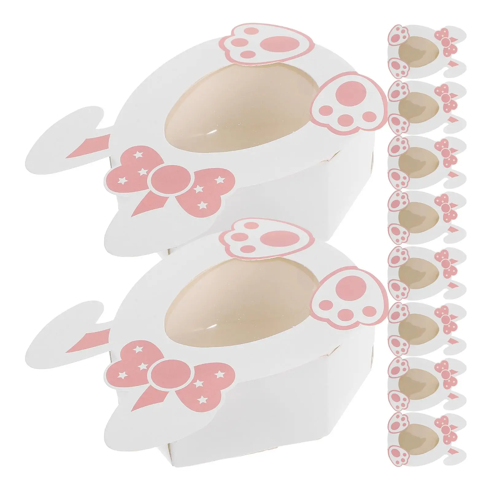 10 Pcs Gift Candy Carton Boxes Small Treat Bunny Paper Jam Child Treats Durable Animal Easter Rabbit Shape Snack Box
10 Pcs Gift Candy Carton Boxes Small Treat Bunny Paper Jam Child Treats Durable Animal Easter Rabbit Shape Snack Box