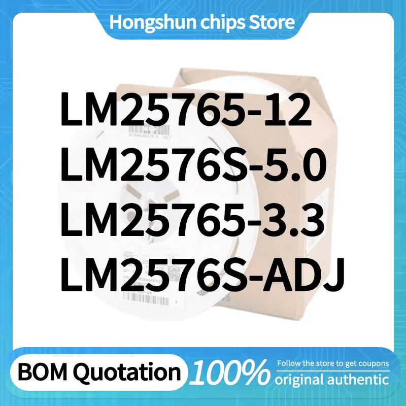 5pcs/batch LM2576S-12 LM2576S-5.0 LM2576S-3.3 LM2576S-ADJ Standard version
5pcs/batch LM2576S-12 LM2576S-5.0 LM2576S-3.3 LM2576S-ADJ Standard version
