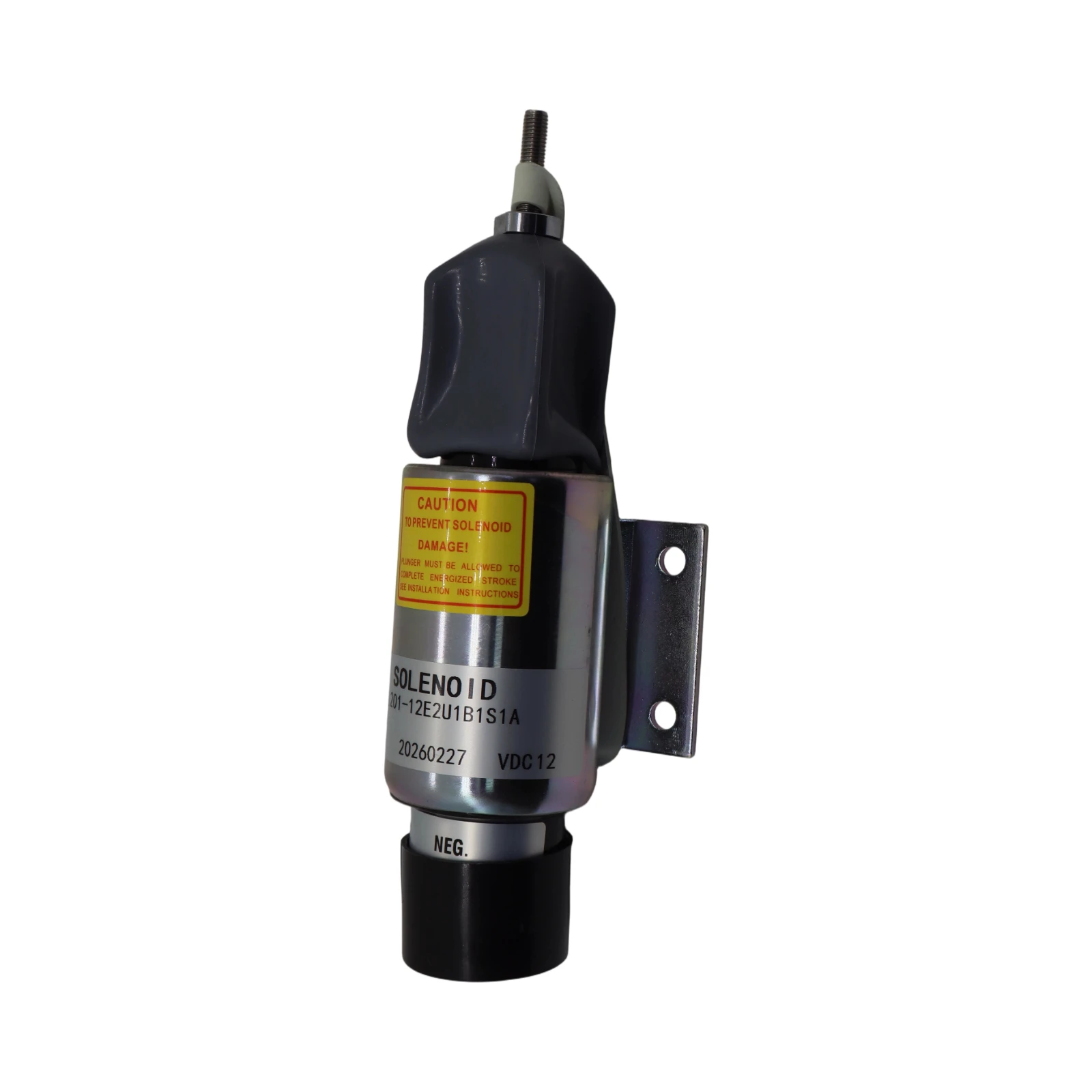 12V Fuel Shut Off Solenoid 2001-12E2U1B1S1A For Woodward, Mitsubishi Mixer Truck, Snorkel Lift, UpRight Lift.
12V Fuel Shut Off Solenoid 2001-12E2U1B1S1A For Woodward, Mitsubishi Mixer Truck, Snorkel Lift, UpRight Lift.