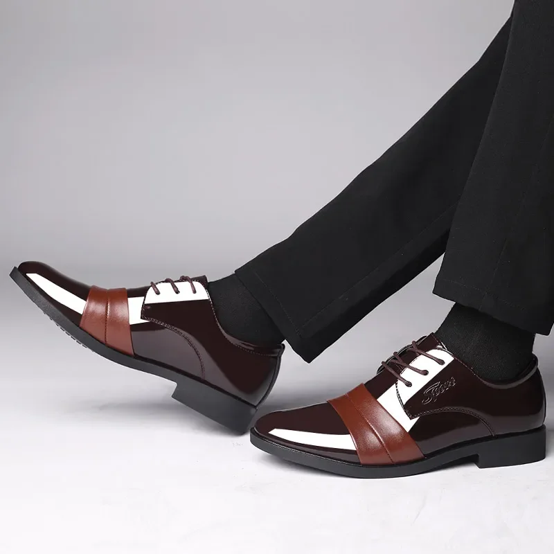 Business Dress Shoes Man Official Leather Casual Social Shoe for Men High Quality Fashion Footwear Office Elegant and Classic 39
Business Dress Shoes Man Official Leather Casual Social Shoe for Men High Quality Fashion Footwear Office Elegant and Classic 39