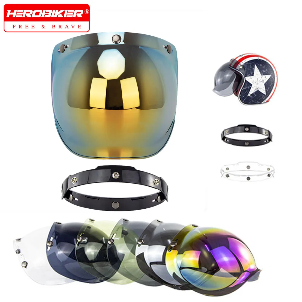 Визор для открытого мотошлема, откидной, с защитой от запотевания и УФ-излучения, HD-линза
Визор для открытого мотошлема, откидной, с защитой от запотевания и УФ-излучения, HD-линза