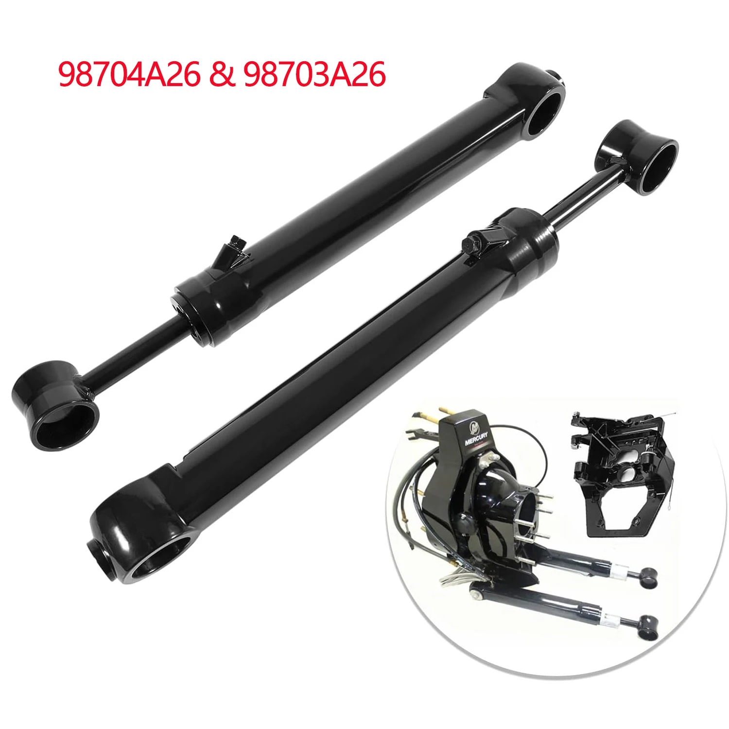 9B-121-02, 9B-121-01 Port Trim Ram Cylinder-Power Trim 98703A26,98704A26 Fits for all Mercruiser Bravo I,II,III, X, XR, XZ
9B-121-02, 9B-121-01 Port Trim Ram Cylinder-Power Trim 98703A26,98704A26 Fits for all Mercruiser Bravo I,II,III, X, XR, XZ