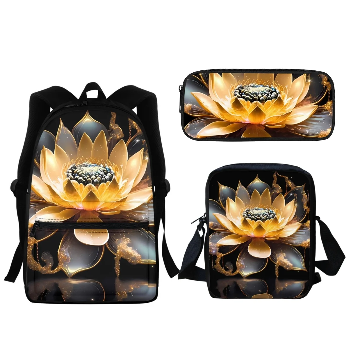 2023 Buddha Lotus Flower 3Pc Schoolbag Student Backpack Shoulder Pencil Case Children's Backpack Bookbags Boys Girls Backpack
2023 Buddha Lotus Flower 3Pc Schoolbag Student Backpack Shoulder Pencil Case Children's Backpack Bookbags Boys Girls Backpack