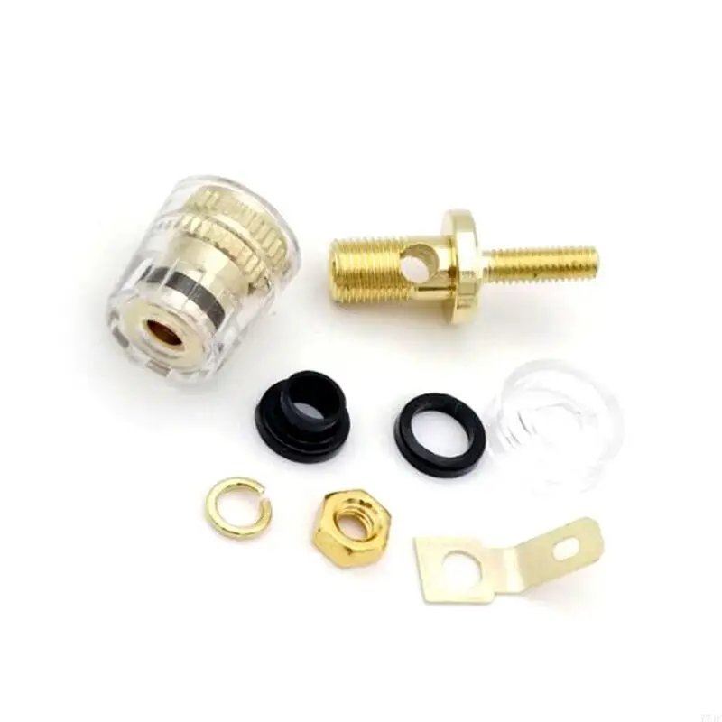 77JF 8pcs/set Speaker Terminal Binding Post 4mm Banana Plug Socket for Loudspeakers
77JF 8pcs/set Speaker Terminal Binding Post 4mm Banana Plug Socket for Loudspeakers