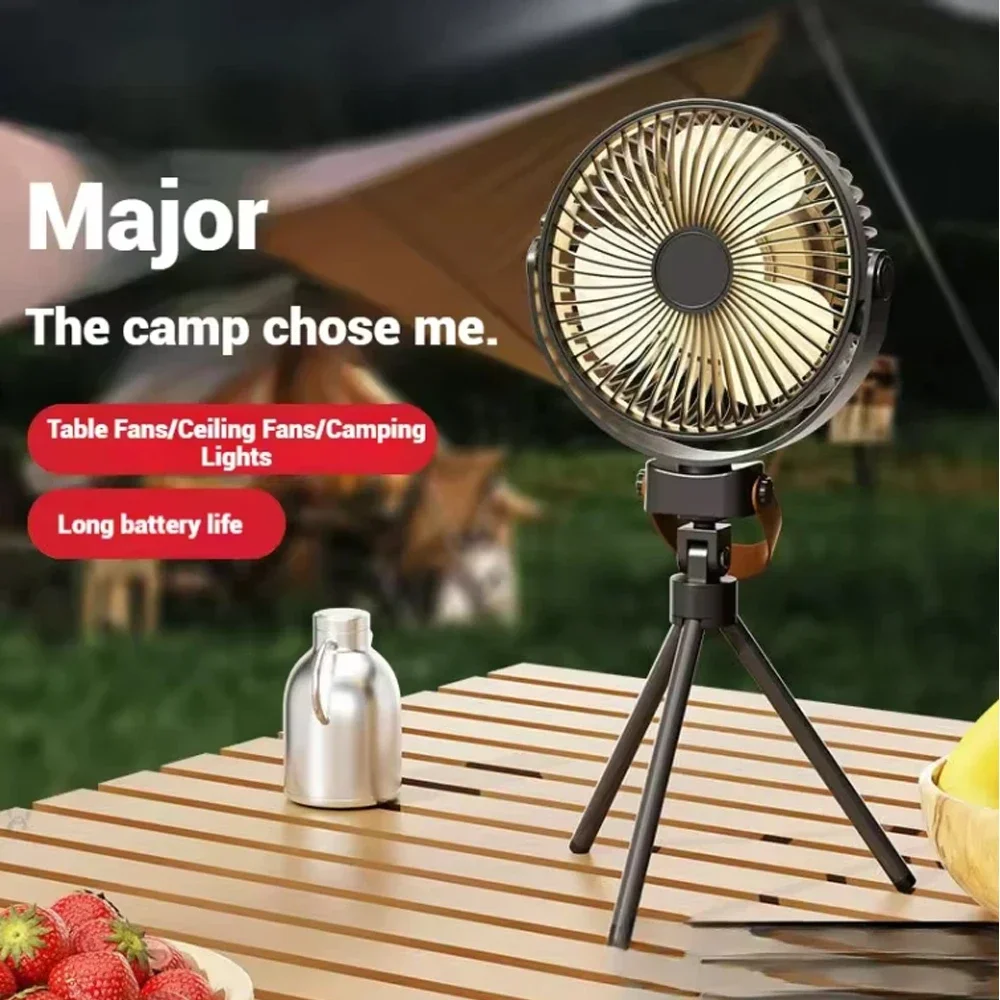 Camping Fan Rechargeable Desktop Portable Circulator Wireless Ceiling Electric Fan with Power Bank LED Lighting
Camping Fan Rechargeable Desktop Portable Circulator Wireless Ceiling Electric Fan with Power Bank LED Lighting