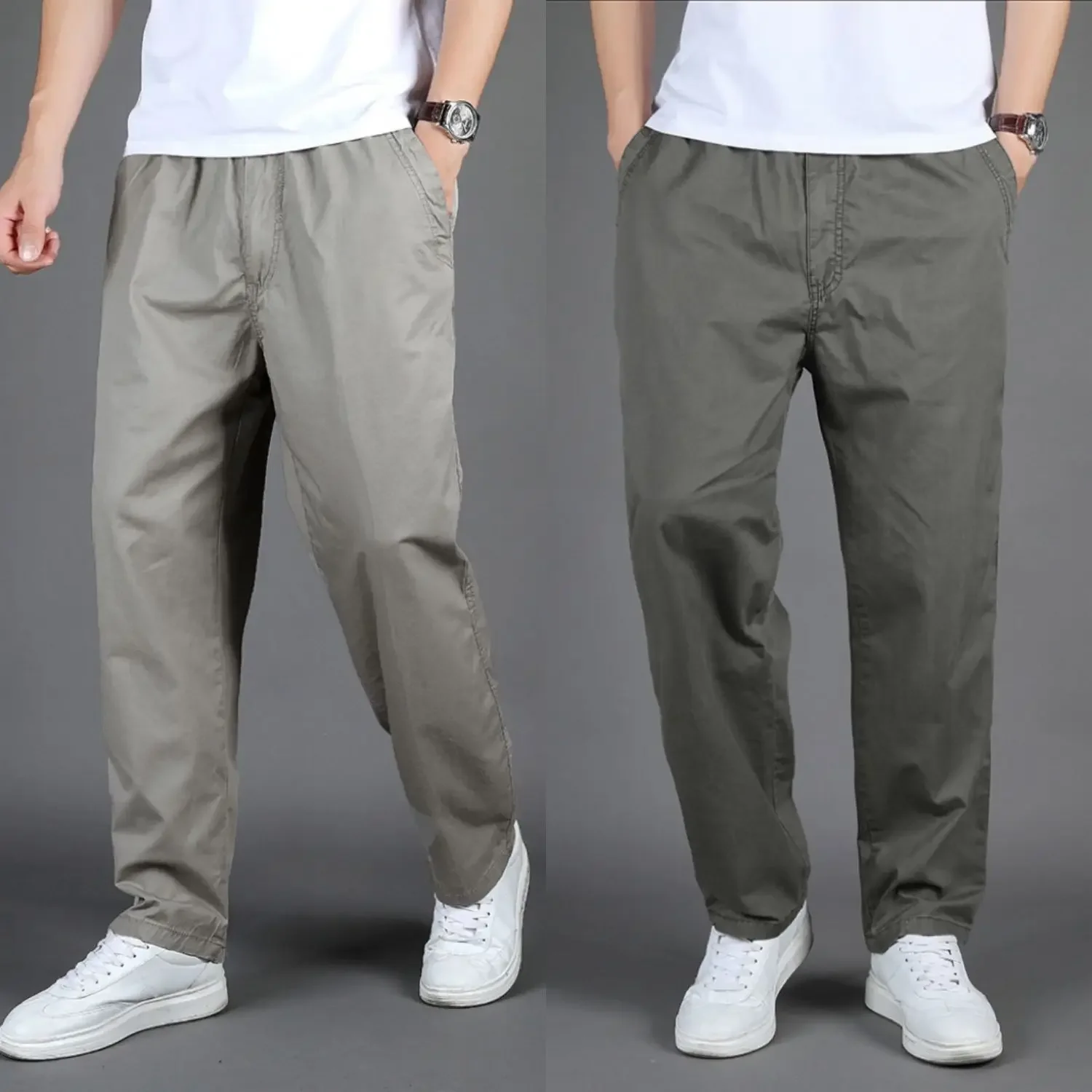 Casual Spring Autumn Pure Cotton Men's Loose Cargo Pants JJ451
Casual Spring Autumn Pure Cotton Men's Loose Cargo Pants JJ451
