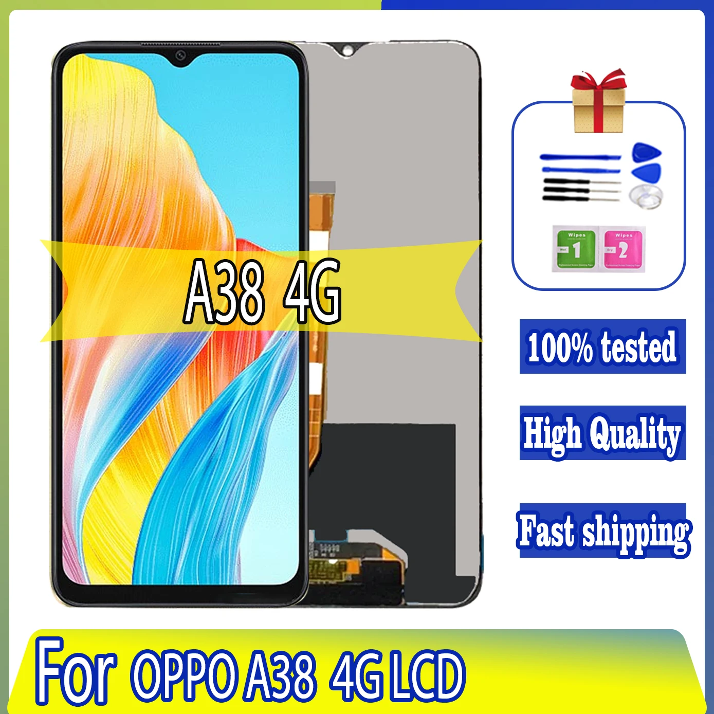 ЖК-дисплей 6,56 дюйма для Oppo A38 4G, ЖК-дисплей с сенсорным экраном и дигитайзером для Oppo A38 CPH2579, запасные части для ремонта, сборка, замена
ЖК-дисплей 6,56 дюйма для Oppo A38 4G, ЖК-дисплей с сенсорным экраном и дигитайзером для Oppo A38 CPH2579, запасные части для ремонта, сборка, замена