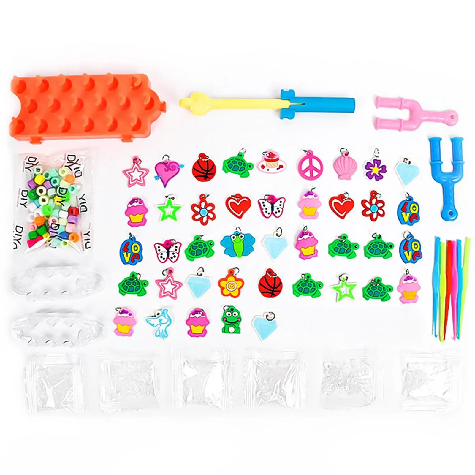 Colorful Rubber Looms Bands Accessories Rubber Bands Bracelet Kits for Kids
Colorful Rubber Looms Bands Accessories Rubber Bands Bracelet Kits for Kids