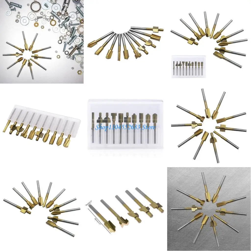 Y6GD 10 шт. 1/8 дюйма деревообрабатывающие фрезы с титановым покрытием, фрезерные фрезы по дереву
Y6GD 10 шт. 1/8 дюйма деревообрабатывающие фрезы с титановым покрытием, фрезерные фрезы по дереву