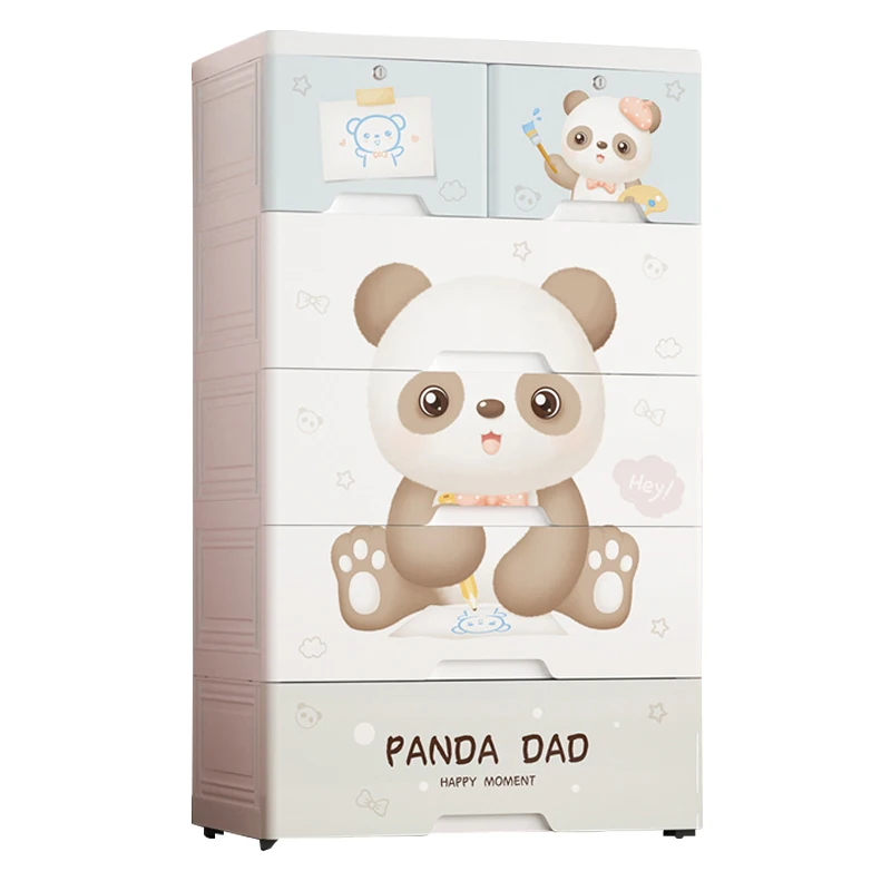 Lovely Panda Printing Multi-layer Storage Drawers for Children Cute Multi-functional Toys and Clothes Plastic Drawers Organizer
Lovely Panda Printing Multi-layer Storage Drawers for Children Cute Multi-functional Toys and Clothes Plastic Drawers Organizer