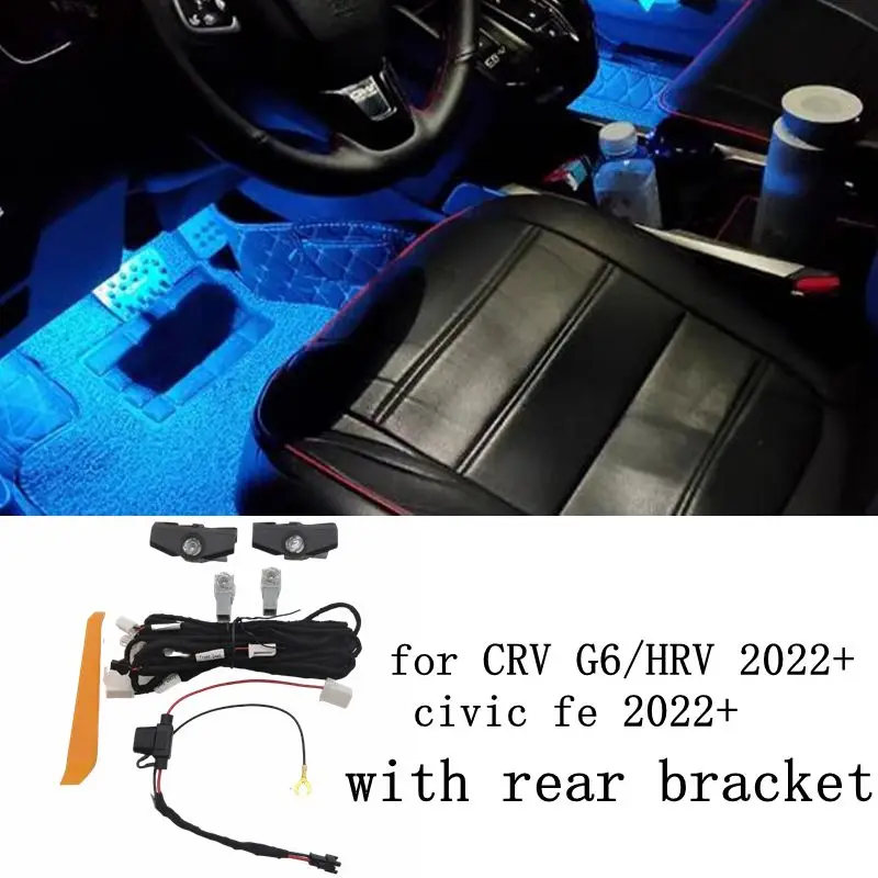4PCS Car Interior Atmosphere Lamp LED Foot Light For Honda Civic 11th fe 2022 2023 CRV G6 2023 2024 HRV 2022+
4PCS Car Interior Atmosphere Lamp LED Foot Light For Honda Civic 11th fe 2022 2023 CRV G6 2023 2024 HRV 2022+