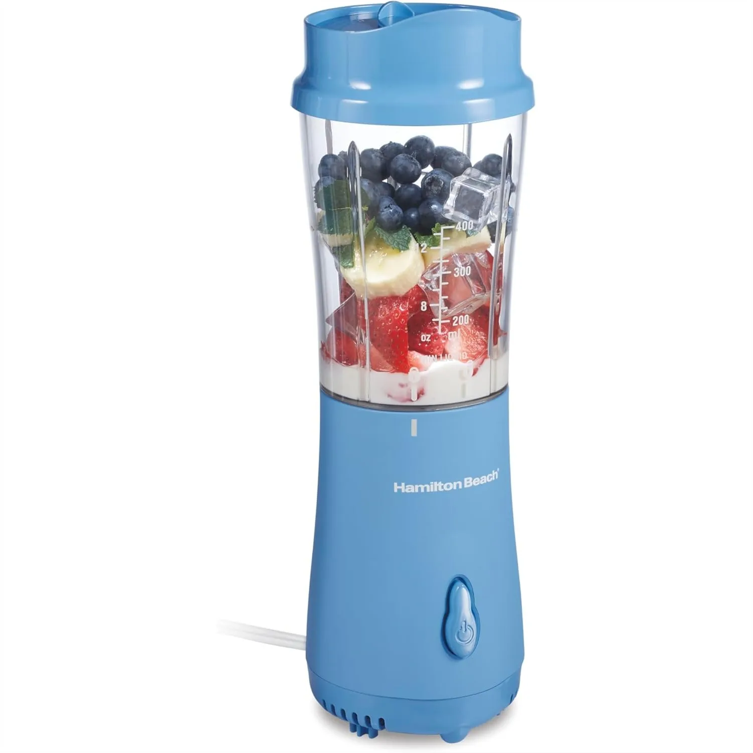 Personal Blender for Shakes and Smoothies, 14 Oz Travel Cup & Lid, Stainless Steel Blades, Tranquil Blue
Personal Blender for Shakes and Smoothies, 14 Oz Travel Cup & Lid, Stainless Steel Blades, Tranquil Blue