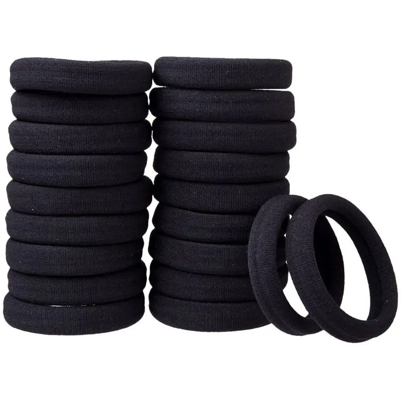 (40 Thick Black Hair Loops)-Elastic Hair Band, No Crease, Elastic Large Cotton Elastic, No Trace Ponytail Holder Multi-Purpose
(40 Thick Black Hair Loops)-Elastic Hair Band, No Crease, Elastic Large Cotton Elastic, No Trace Ponytail Holder Multi-Purpose