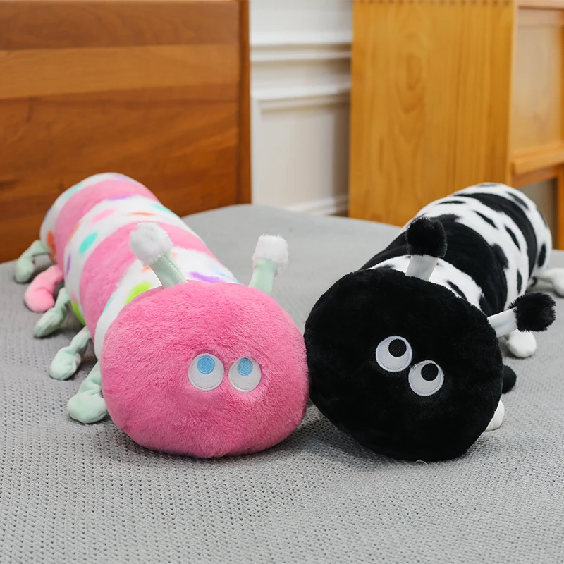 110CM Cute Kawaii Polka Dot Caterpillar Body Pillow Plush Toys Bed Leisure Items Comfort Brings Drowsiness Housewarming Gift
110CM Cute Kawaii Polka Dot Caterpillar Body Pillow Plush Toys Bed Leisure Items Comfort Brings Drowsiness Housewarming Gift