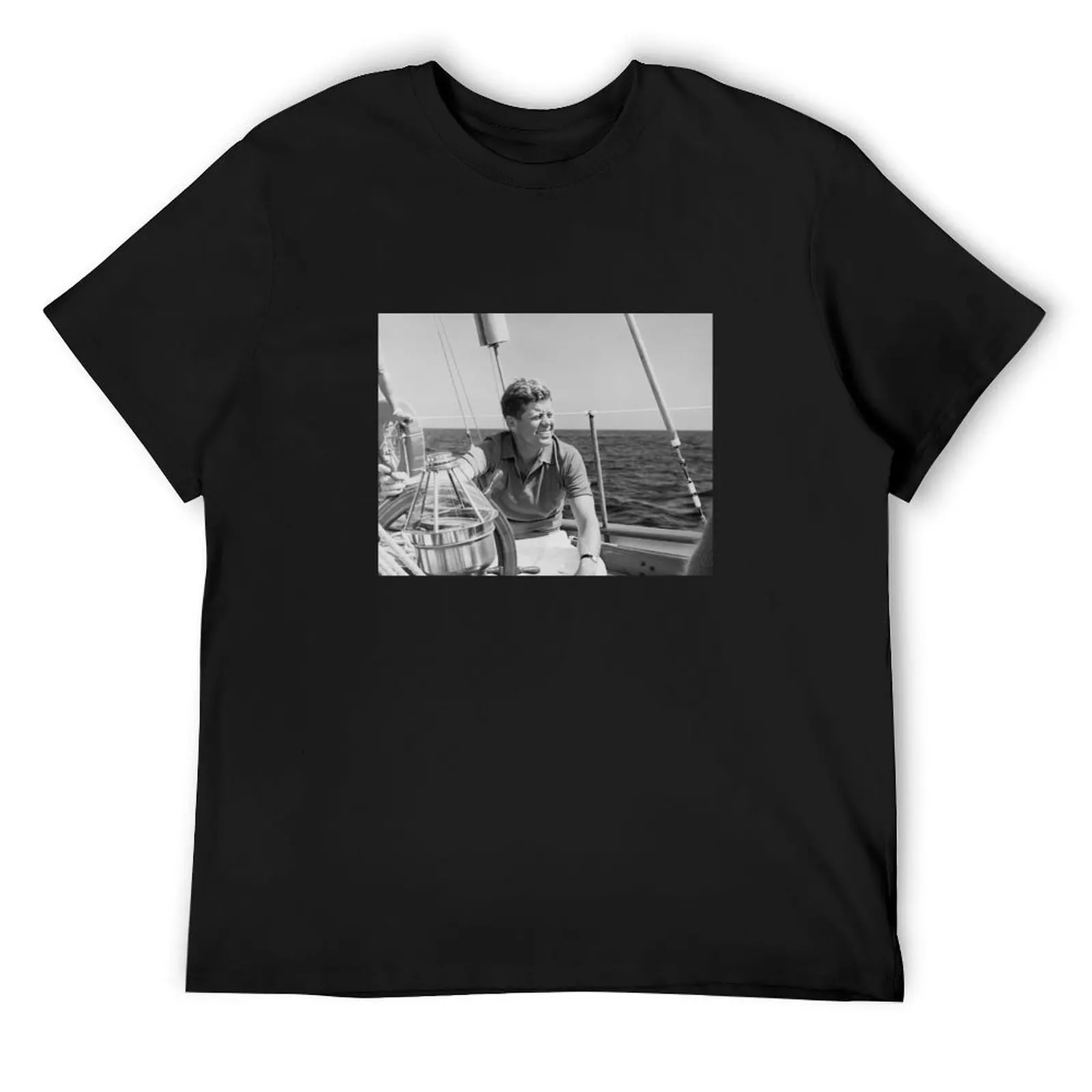 JFK Sailing On Vacation T-Shirt summer top customs Funny t-shirts designer t shirt men 
JFK Sailing On Vacation T-Shirt summer top customs Funny t-shirts designer t shirt men