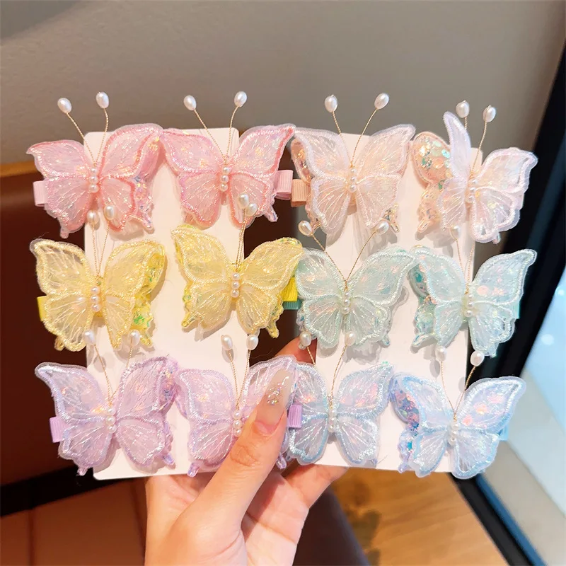2PCS New Princess Lovely Embroidered Butterfly Girls Hairpins Children Headwear Hairgrip Hair Clips Barrettes Hair Accessories
2PCS New Princess Lovely Embroidered Butterfly Girls Hairpins Children Headwear Hairgrip Hair Clips Barrettes Hair Accessories
