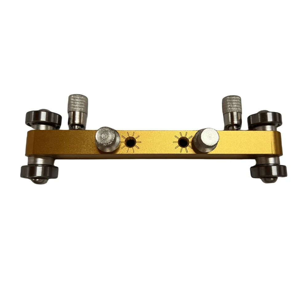 Guitar Nut and Saddle Sander Tool with Aluminum Alloy Frame and Hardened Steel Bearings for Accurate Height Adjustment
Guitar Nut and Saddle Sander Tool with Aluminum Alloy Frame and Hardened Steel Bearings for Accurate Height Adjustment