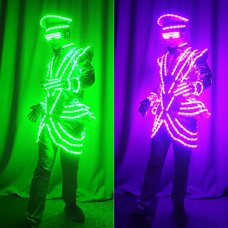 LED colorful luminous clothing explosive flash clothing bar KTV nightclub stage performance clothing alcohol props program
LED colorful luminous clothing explosive flash clothing bar KTV nightclub stage performance clothing alcohol props program
