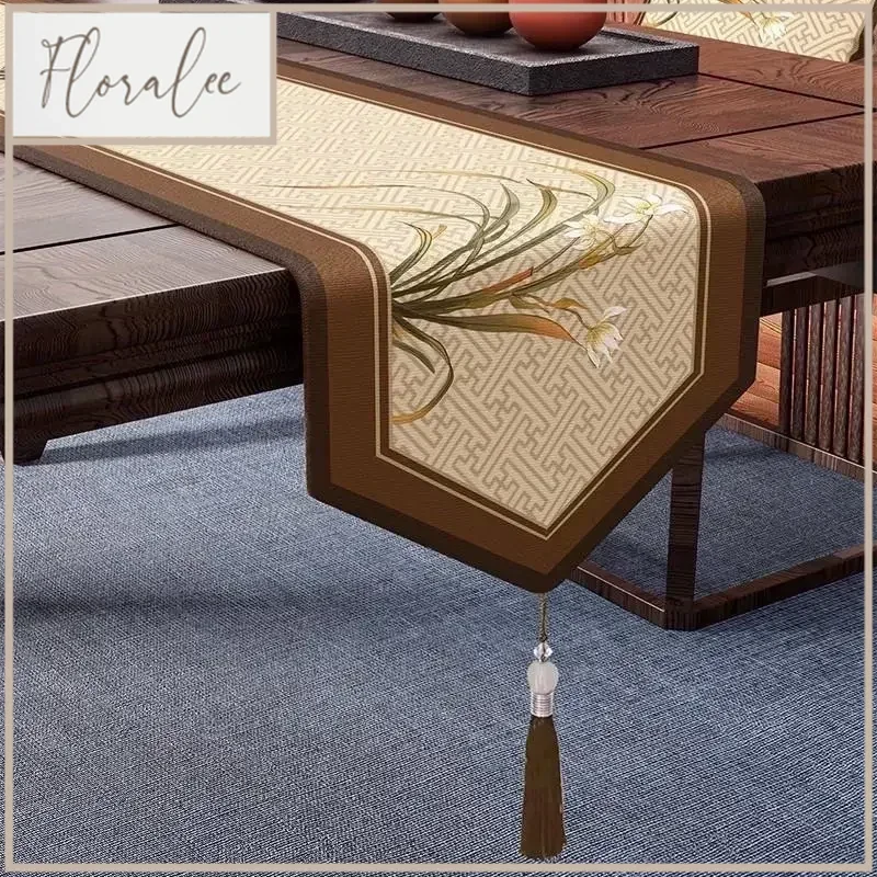 Floral Pattern Waterproof Table Flag Landscape Pattern Cotton Linen Printed Long TableclothTassel Pendant Desktop Decorative Mat
Floral Pattern Waterproof Table Flag Landscape Pattern Cotton Linen Printed Long TableclothTassel Pendant Desktop Decorative Mat