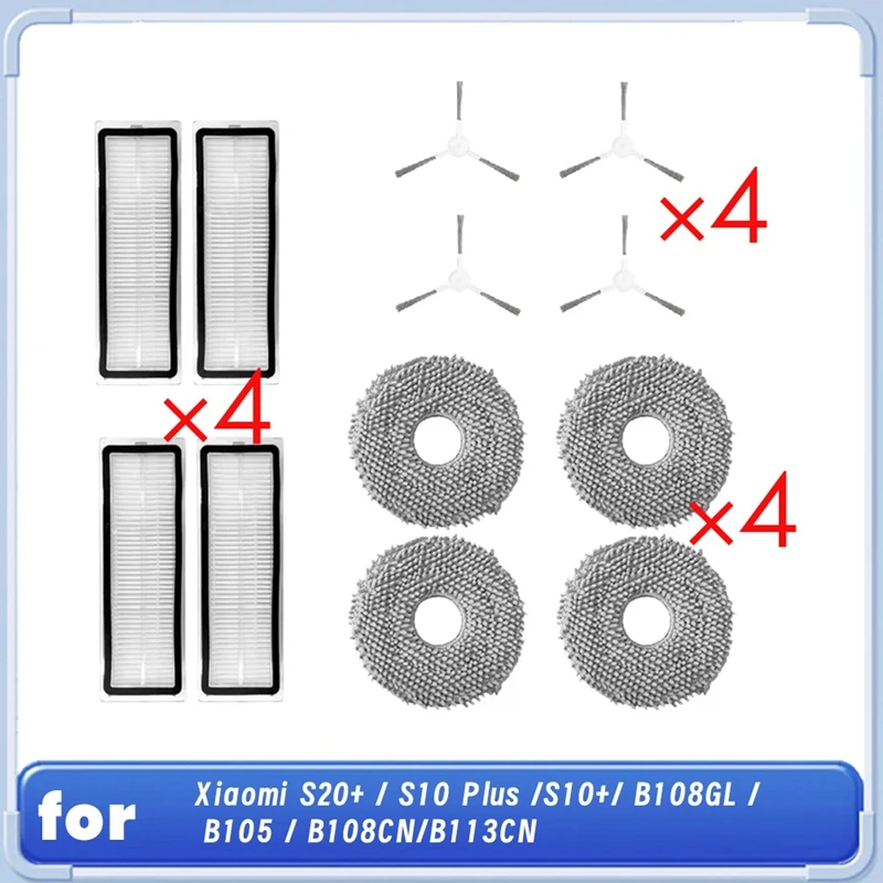 B97A-12 Pcs For Xiaomi S20+ / S10 Plus /S10+/ B108GL / B105 / B108CN/B113CN Sweeping Robot Cleaner Parts Replacement
B97A-12 Pcs For Xiaomi S20+ / S10 Plus /S10+/ B108GL / B105 / B108CN/B113CN Sweeping Robot Cleaner Parts Replacement