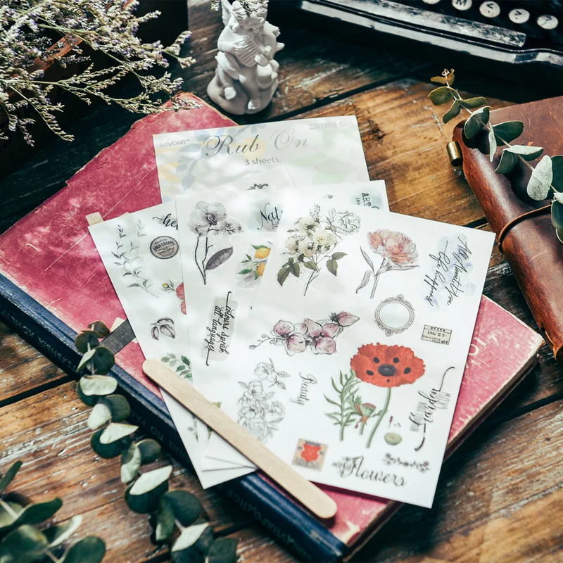 Vintage Flower RUB ON Stickers DIY Scrapbooking Junk Journal Crafts Transfer Collage Stickers DIY Photo Albums Decorative
Vintage Flower RUB ON Stickers DIY Scrapbooking Junk Journal Crafts Transfer Collage Stickers DIY Photo Albums Decorative