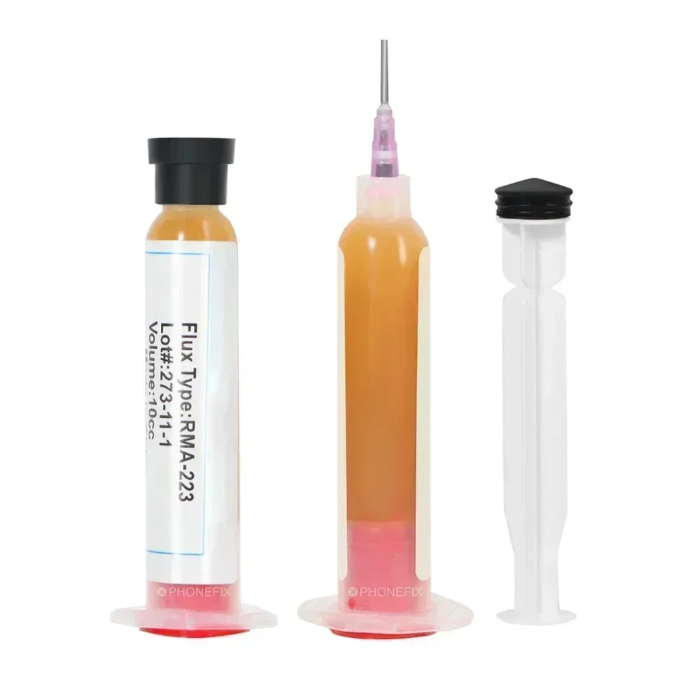 10CC Flux For Soldering Solder Paste RMA-223 Soldering Paste Grease Computer Chips Phone LED PGA PCB Repair Tools
10CC Flux For Soldering Solder Paste RMA-223 Soldering Paste Grease Computer Chips Phone LED PGA PCB Repair Tools
