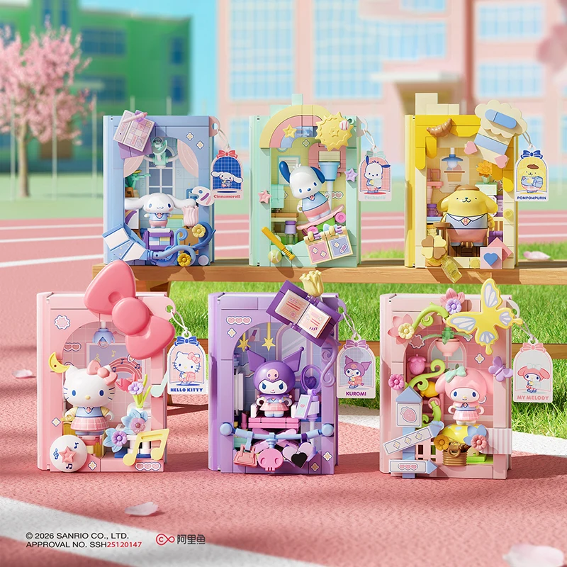 AREAX Sanrio Building Block Book Blind Box Hello Kitty Kuromi Assembled Ornament Birthday Gift Desktop Decoration Collectible
AREAX Sanrio Building Block Book Blind Box Hello Kitty Kuromi Assembled Ornament Birthday Gift Desktop Decoration Collectible