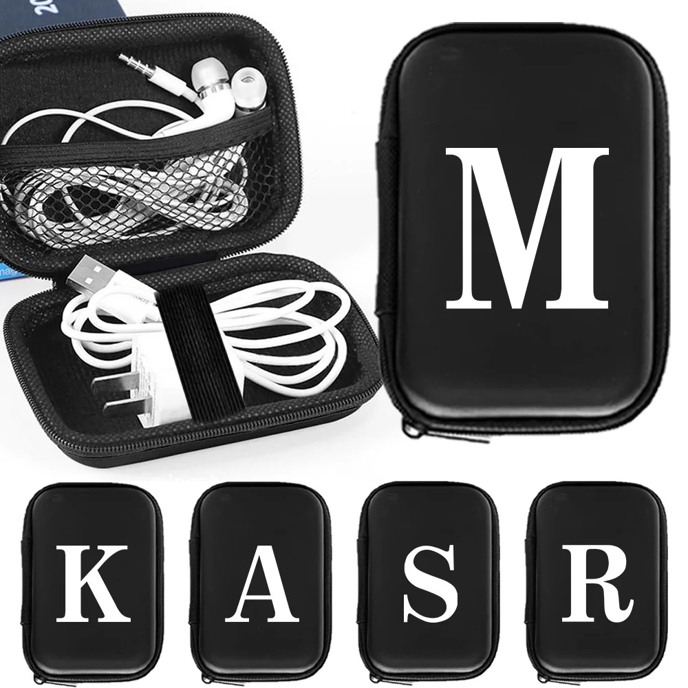 Data Cable Charger Storage Box White Initial Letter Hard Disk Case Earphone Headphone Container Cable Hard Case Protective Bag
Data Cable Charger Storage Box White Initial Letter Hard Disk Case Earphone Headphone Container Cable Hard Case Protective Bag