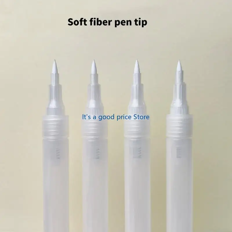 6Pieces Acrylics Empty Marker Empty Brush Pen Refillable Empty Pen For Painting on Fabric Canvas Metal Glass Stone
6Pieces Acrylics Empty Marker Empty Brush Pen Refillable Empty Pen For Painting on Fabric Canvas Metal Glass Stone