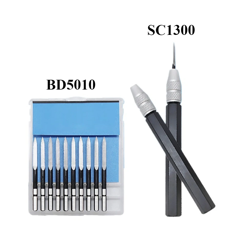1 set: deburring scraper triangular scraper flat trimmer aluminum alloy handle BD5010 triangular scraper blade BD5010
1 set: deburring scraper triangular scraper flat trimmer aluminum alloy handle BD5010 triangular scraper blade BD5010