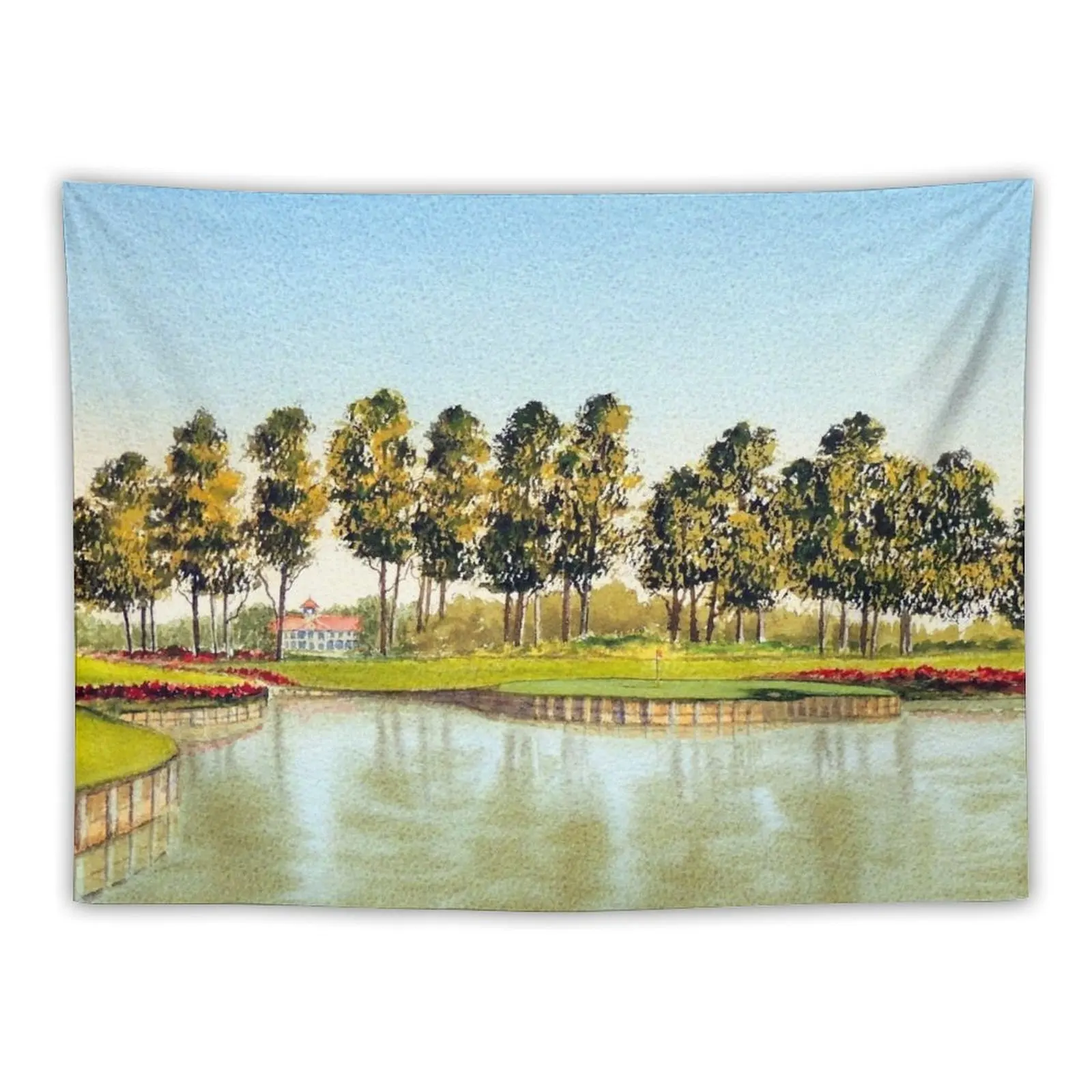 Sawgrass Golf Course Hole 17 Tapestry Wall Tapestries Luxury Living Room Decoration Tapestry
Sawgrass Golf Course Hole 17 Tapestry Wall Tapestries Luxury Living Room Decoration Tapestry