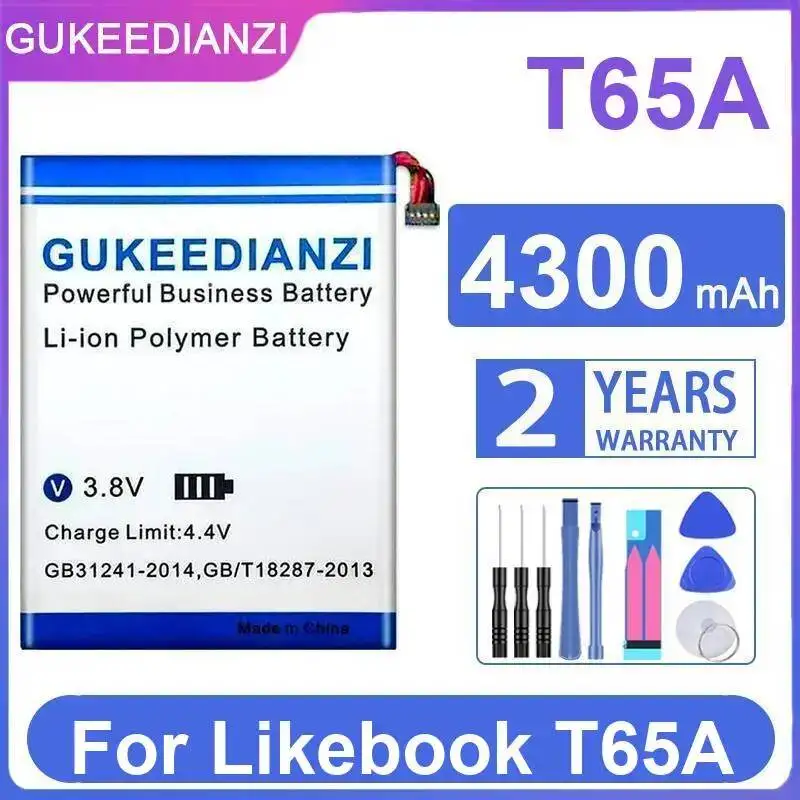 Аккумулятор для электронной книги E-Ink емкостью 4300 мАч, высокой емкости, для электронной книги Likebook T65A
Аккумулятор для электронной книги E-Ink емкостью 4300 мАч, высокой емкости, для электронной книги Likebook T65A