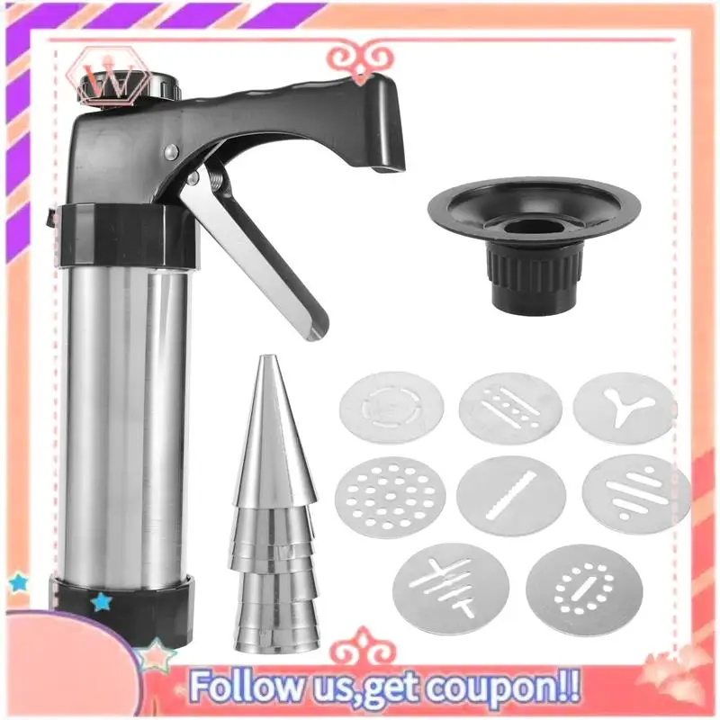 Upgraded Cookie Press Maker Kit Cookie Press Making Press Biscuits Cake Mold Biscuit Press Maker Machine Dessert Decoration Tool
Upgraded Cookie Press Maker Kit Cookie Press Making Press Biscuits Cake Mold Biscuit Press Maker Machine Dessert Decoration Tool