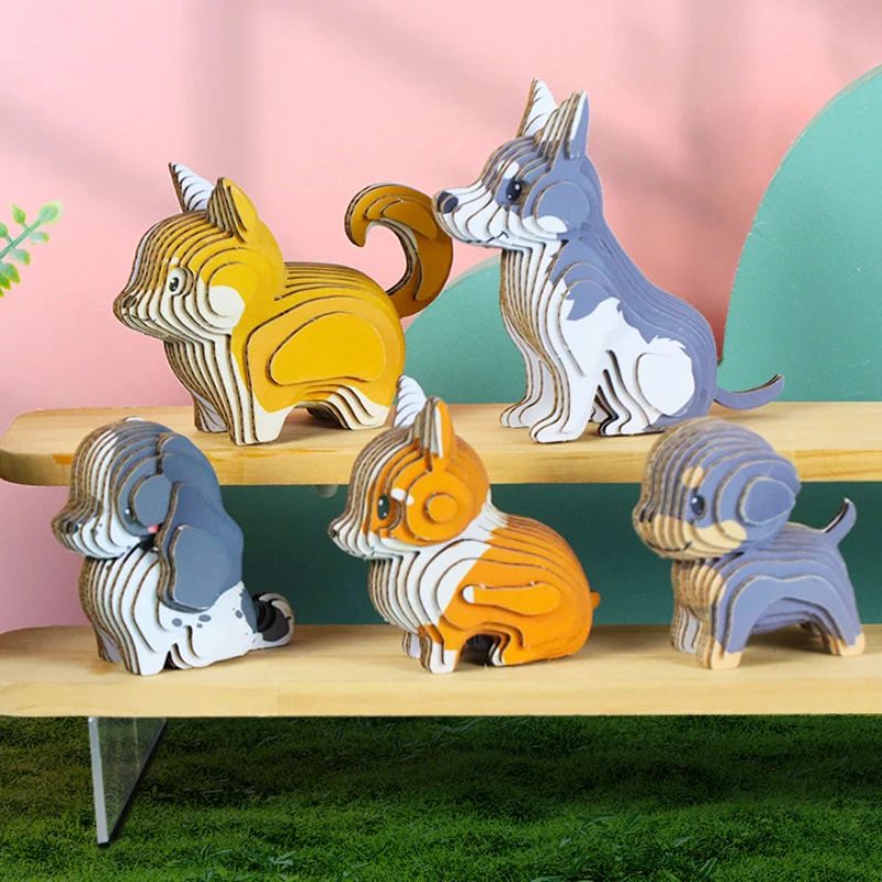 New 3D Cute Puppy Paper Jigsaw Puzzle Children's Home School Parent-child Interactive Game Puzzle Toys Educational Toys for Kids
New 3D Cute Puppy Paper Jigsaw Puzzle Children's Home School Parent-child Interactive Game Puzzle Toys Educational Toys for Kids